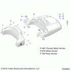 ROADMASTER DARK HORSE ALL OPTIONS (N20TKDBB) Body, trunk lid and backrest asm. - n20tkdbb all options...