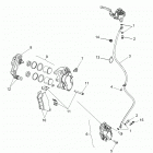 SCOUT 1200/ANNIVERSARY ALL OPTIONS (N20MSA00/MSB00/MSE00) Brakes, front asm. (non abs) - n20mta11  /  mtb11 (20090...