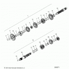 SCOUT BOBBER SIXTY ALL OPTIONS (N20MTA11/MTB11) Drive train, input  /  output shaft asm. - n20mta11  /  ...