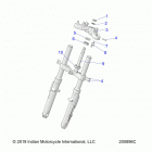 SCOUT BOBBER SIXTY ALL OPTIONS (N20MTA11/MTB11) Steering, upper and lower clamps - n20mta11  /  mtb11 al...