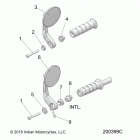 SCOUT BOBBER/BOBBER TWENTY ALL OPTIONS (N20MTA00/MTB00/MTG00/MTH00) Body, mirrors - n20mta00  /  mtb00  /  mtg00  /  mth00 a...