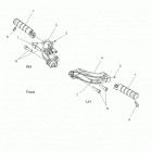 SCOUT BOBBER/BOBBER TWENTY ALL OPTIONS (N20MTA00/MTB00/MTG00/MTH00) Chassis, footpegs - n20mta00  /  mtb00  /  mtg00  /  mth...