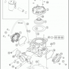 2019 85 SX ENGINE Цилиндры