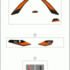 500 EXC-F 2019_Chassis Наклейки