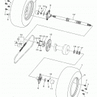 YFZ50  (YFZ05YYXMW/YFZ05YYXML) Rear axle wheel