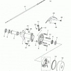 YFZ50  (YFZ05YYXMW/YFZ05YYXML) Задний тормоз