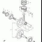 ALT125 1985-1986 КОЛЕНЧАТЫЙ ВАЛ