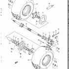 LT230S 1985-1988 Rear wheel (model j)