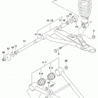 LT-A500X Front suspension arm (lt-a500xpm0 p28)