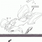 LT-Z50 Frame center cover