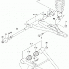 LT-A500X,XP Front suspension arm (lt-a500xpzl9 p28)