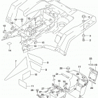 LT-A500X,XP Rear fender (lt-a500xpzl9 p03)