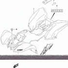 LT-Z50 Frame center cover