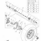 GRIZZLY EPS SPECIAL  (YFM70GPSLS) Переднее колесо