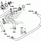 SXS1000M3L AC Water hose@thermostat