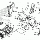 SXS1000S2X 5AC Seat bottom cover