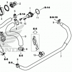 SXS1000S4X A Water hose@thermostat