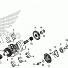 SXS1000S4X AC Коленчатый вал и поршни