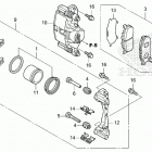 SXS700M2 A Передний суппорт