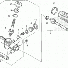 SXS700M4 AC Steering gear box@tie rod