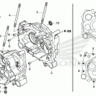 TRX420FM1 A Crankcase (2)