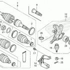 TRX420FM1 A Front knuckle@front drive