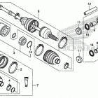 TRX520FA7 3AC Rear knuckle@rear drive