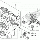 TRX520FM1 2AC Front knuckle@front drive