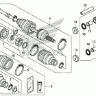 TRX520FM6 A Rear knuckle@rear drive