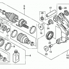 TRX680FA5 AC Rear knuckle@rear