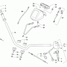 ALTERRA 300 BLUE [A2021KAF2BUSE] Handlebar, instrument pod, and control assemblies [30355...