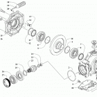 ALTERRA 300 BLUE [A2021KAF2BUSE] Rear drive gearcase assembly [301262]