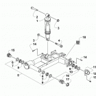 ALTERRA 300 BLUE [A2021KAF2BUSE] Rear suspension assembly [303970]