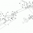 ALTERRA 450 BLUE [A2021KAK2PUSE] Air intake assembly [303511]