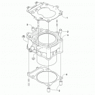 ALTERRA 450 BLUE [A2021KAK2PUSE] Cylinder assembly [92762]