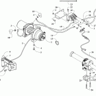 ALTERRA 700 EPS BLUE [A2021XET4PUSE] Winch assembly [303790]