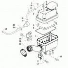 ALTERRA 90 BLUE [A2021KXB2BUSE] Air intake assembly [301218]