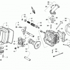 ALTERRA 90 BLUE [A2021KXB2BUSE] Cylinder head assembly [301219]