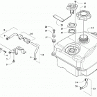 ALTERRA 300 BLACK [A2020KAF2BUSP] Gas tank assembly [302643]