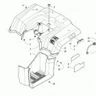 ALTERRA 300 BLACK [A2020KAF2BUSP] Rear body and taillight assembly [303412]
