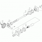 ALTERRA 570 EPS BLACK [A2020XEO4PUSP] Secondary drive assembly [302806]