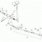 ALTERRA 570 EPS DYNAMIC CHARCOAL [A2020XCO4EUSD] Shift lever assembly [300273]