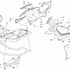 ALTERRA 570 EPS GREEN [A2020XEO4PUSG] Front rack and side panel assemblies [303698]