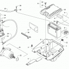 ALTERRA 570 EPS RED [A2020XEO4PUSM] Battery and starter assembly [303572]