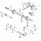 ALTERRA 90 GREEN [A2020KXB2BUSG] Transmission assembly [301222]