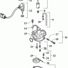 ALTERRA 90 RED [A2020KXB2BUSM] Carburetor assembly [300479]