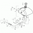 ALTERRA 90 RED [A2020KXB2BUSM] Gas tank assembly [303383]