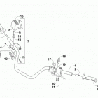 ALTERRA TRV 500 BLUE [A2020THK4CUSE] Handlebar assembly [303624]