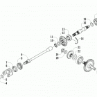 ALTERRA TRV 500 BLUE [A2020THK4CUSE] Secondary drive assembly [99955]
