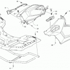 ALTERRA TRV 700 EPS RED [A2020TKT4PUSM] Front rack and side panel assemblies [303620]